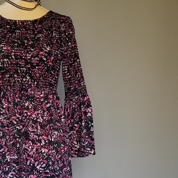 Aqua Bloomingdales Bell Sleeve Dress S Small - Picture 8 of 10